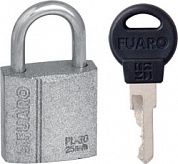 Замок навесной FUARO PL-3025 (25 мм) 2 "англ." кл. БЛИСТЕР